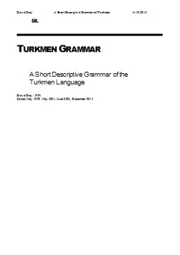 Turkmen Grammar